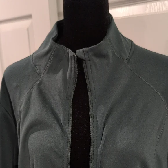 All In Motion Women's XL Green Full Zip Athletic Jacket - Picture 3 of 8